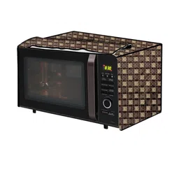 The Furnishing Tree PVC Waterproof Microwave Oven Cover Compatible for 17 L Solo 17PM-MEC2B Basketw-image-73