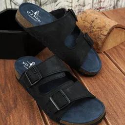 NICO NERINI Men Leather Comfort Sandals-picture-8
