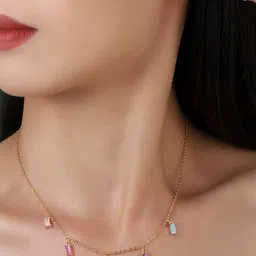 SALTY Gold-Plated Stone-Studded Lagoon Jewellery Set-66