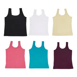Aimly Pack Of 6 Cotton Camisoles-picture-12