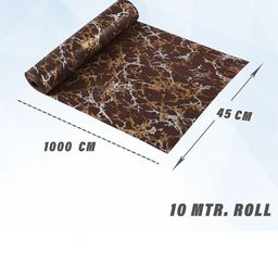 Kuber Industries Brown Set of 1 Regular Shelf Liner Organisers image 2