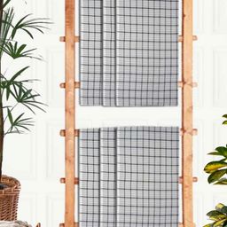 Aura Grey & White 5 Striped Cotton 210 GSM Bath Towel-image-49