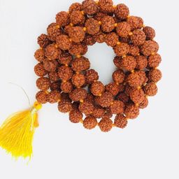 Divine souvenirs Unisex Rudraksh Beaded Minimal Necklace-50