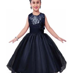 Wish little Girl Fit and Flare Maxi Dress-25