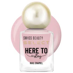 SWISS BEAUTY Here To Stay Waterproof Nail Enamel 12ml -Milk Tea 2-12