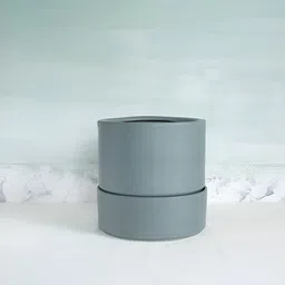 FREEDOM TREE Nested Grey Ceramic Planter With Tray image 3