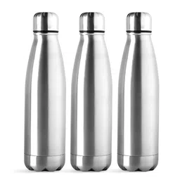 Aura Silver-Toned 3 Pieces Stainless Steel Water Bottle 750ml-image-48