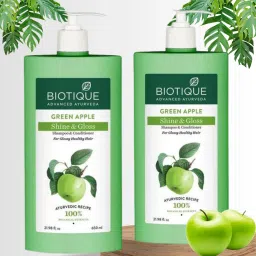 green apple shampoo-pack of 2-650,ML-image-3