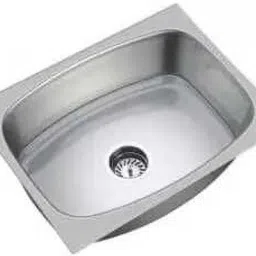 18X16X7 inches kitnen Sink with 1 waste Pipe and cupling 204 GRADE Round bowl glossy finish_ATS Vessel Sink-image-57