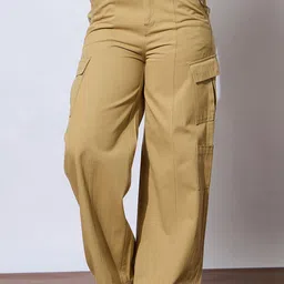 Noh.Voh - SASSAFRAS Kids Girls Straight Fit Cargos Trousers-picture-44