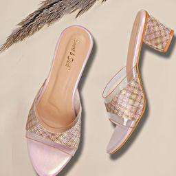 Smart & SleekWomen Open Toe Block Heels-11