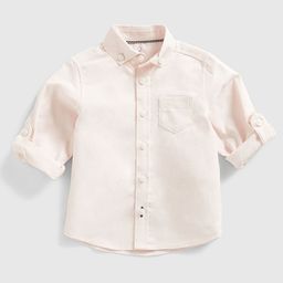 mothercare Boys Button-Down Collar Solid Cotton Casual Shirt-12