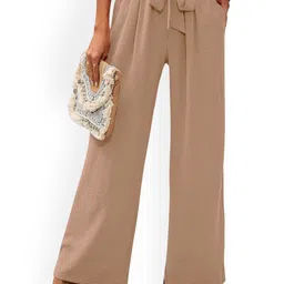KPOP Women Original Mid-Rise Regular Fit Trousers-picture-20