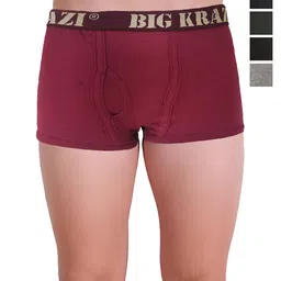 BIG KRAZI Pack Of 5 Mid Rise Short Trunk U-L-Multi-image-61