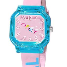 Spiky Unisex Kids Dial & Textured Straps Analogue Watch SPKEVA40_C4_Pnk-4