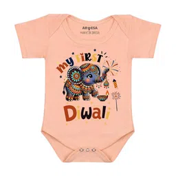 Arvesa My First Diwali Printed Bodysuit-picture-34