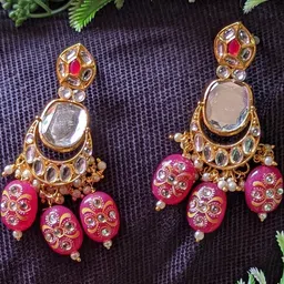 VATSALYA creation Gold-Plated Alloy Earrings-image-54