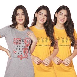 TRENDY WORLD Women Cotton Tshirts-image-58