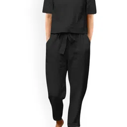 Mast & Harbour Pure Cotton Top & Trousers Co-Ord Set-image-6