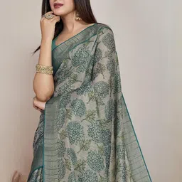 KALINI Floral Zari Tissue Saree-picture-38