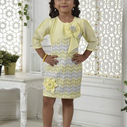 Be Kids Girls Yellow Dresses-image-86