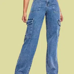 Metronaut Women Comfort Regular Fit Mid-Rise Cotton Stretchable Jeans-picture-34