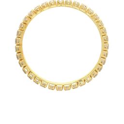 KARATCART Set Of 4 Gold-Plated AD-Studded Bangles image 2