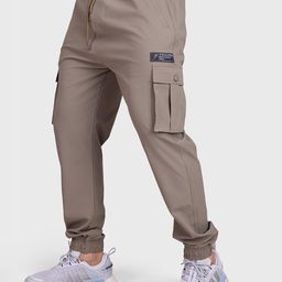 FUAARK Men Mid-Rise Cargo Joggers Track Pants-image-63