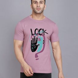SLOWLORIS Men Graphic Printed Round Neck Cotton Slim Fit T-shirt-picture-42