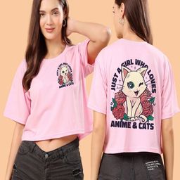 CORSICA Women Printed Drop-Shoulder T-shirt-image-70