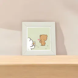 Anikmart Grey MDF Table Photo Frame With Anime Print-13