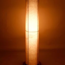 Devansh Grey & Brown Cylinder FloorLamps-24