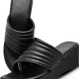 Digni black Platform Sandals-image-7