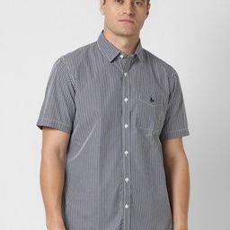 Van Heusen Sport Men Spread Collar Micro Checked Cotton Casual Shirt-picture-30