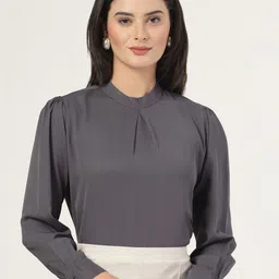 Style Quotient Mandarin Collar Top-image-55