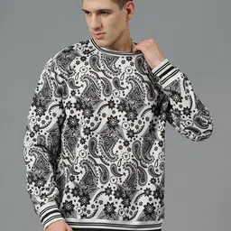 GO DEVIL Men Printed Pullover Sweatshirt-image-26