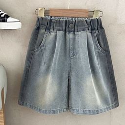 StyleCast x Revolte Unisex Kids Denim Shorts-image-91