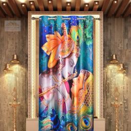 152 cm (5 ft) Polyester Room Darkening Window Curtain Single Curtain-image-93