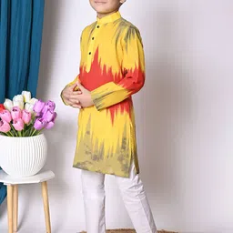 NFC CREATION Boys Printed Regular Kurta with Pyjamas image 5