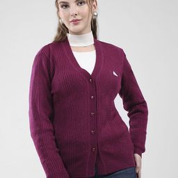 Monte Carlo Women Woollen Cardigan-image-88