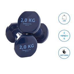 Domyos By Decathlon 2 Pcs Round Shape Fixed Weight Dumbbells' image 4
