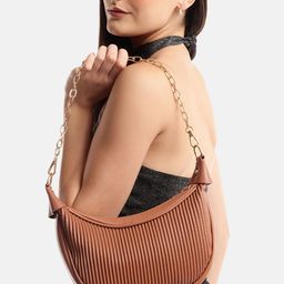 DressBerry Quilted Structured Shoulder Bag-45