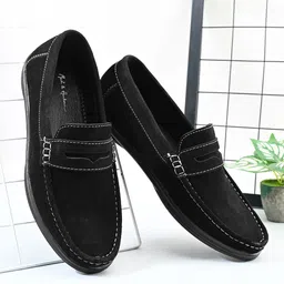 Fashion Victim Men Round Toe Leather Loafers-picture-48