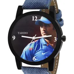 TARIDO Men Printed Dial & Leather Bracelet Style Straps Analogue Watch TARIDO-0003-23