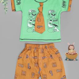 Epochlite Unisex Kids Printed T-shirt with Shorts-picture-22