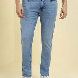 Allen Solly Men Slim Fit Mid-Rise Low Distress Heavy Fade Jeans-image-63