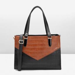 FABBHUE Textured Swagger Shoulder Bag-3