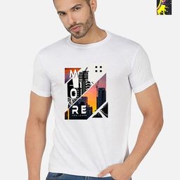 GLOBAL NOMAD Men 2 Printed Bio Finish Applique T-shirt-image-108