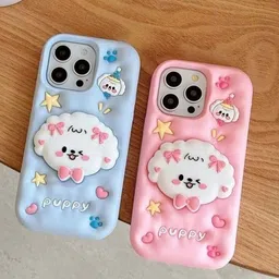 CASE CREATION Cartoon Characters Printed iPhone 15 Pro Bumper Case Mobile Accessories-59