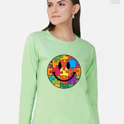 Metronaut Women 2 Printed Bio Finish Applique T-shirt-picture-44